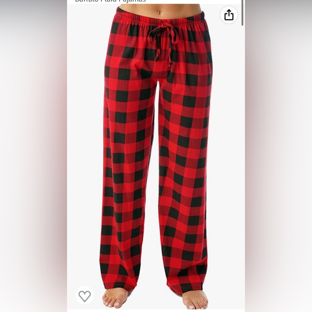 Checkered pajama pants